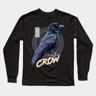 Crow - Black Long Sleeve T-Shirt